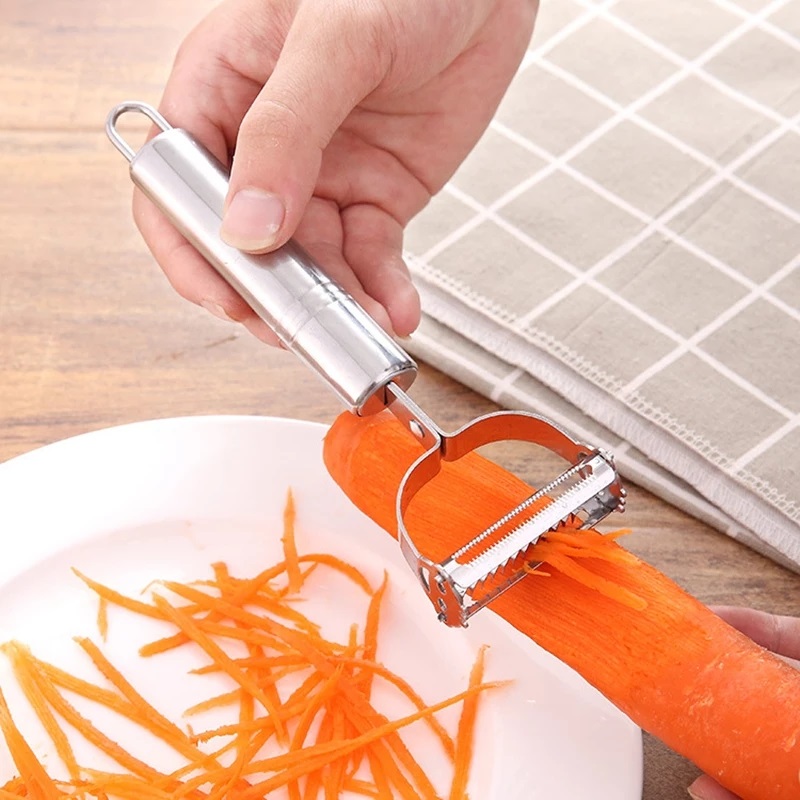 Stainless Steel Multi function Vegetable Peeler Cucumber Carrot Fruit Cutter Julienne Peeler Potato Carrot Grater Kitchen Set