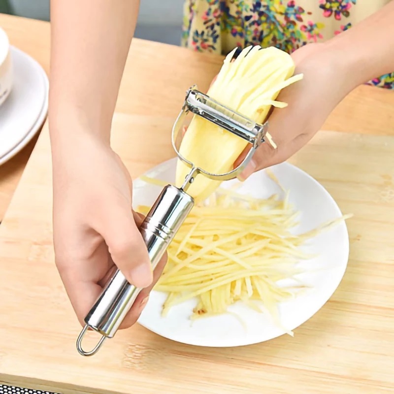 Stainless Steel Multi function Vegetable Peeler Cucumber Carrot Fruit Cutter Julienne Peeler Potato Carrot Grater Kitchen Set