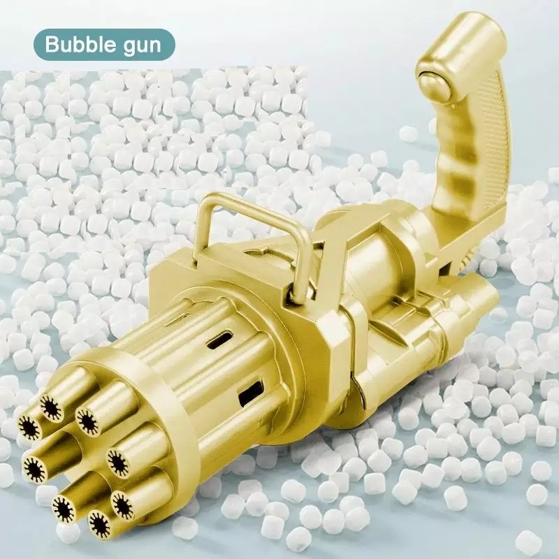 Gatling Bubble Machine Wedding Supplies Electric Sound And Light Automatic Bubble Blower Maker