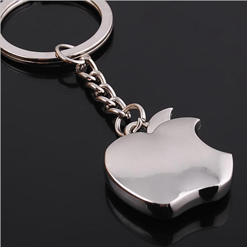 Pack of 4 Apple Key Chain Metal Creative Key Chain