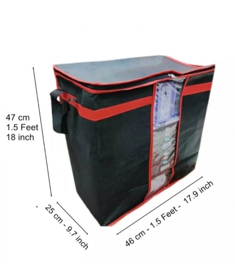 3 Pcs Clothing storage bag closet organizer toy storage bag dustproof quilt closet storage box 18 x18 x 9 Inch