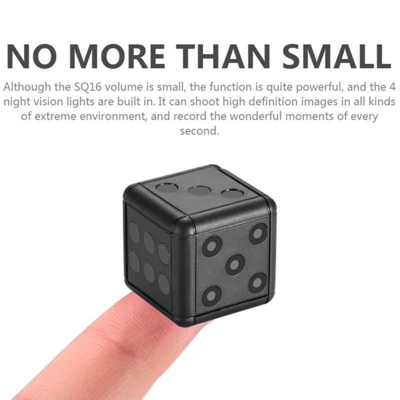 SQ16 Full HD Mini Camera Motion DV Recorder Night Version Video Sport DV Camera Dice Cam 1080P 