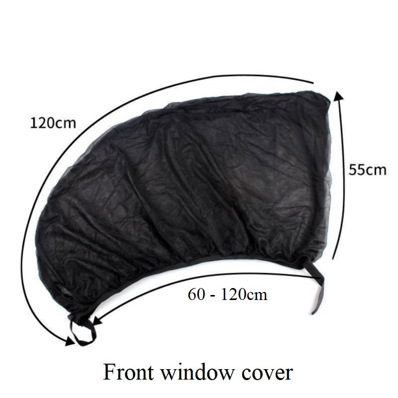 2Pcs Car Side Window Cover Sunshade Sox Socks Curtain Net Solar Shield Sun Shade Mesh Mosquito Dust Protection High Quality