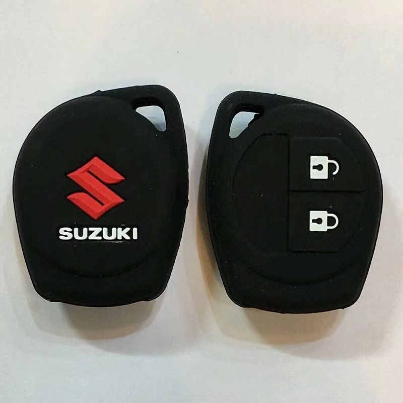 2 Buttons Silicone Car Key Case Cover For Suzuki 
