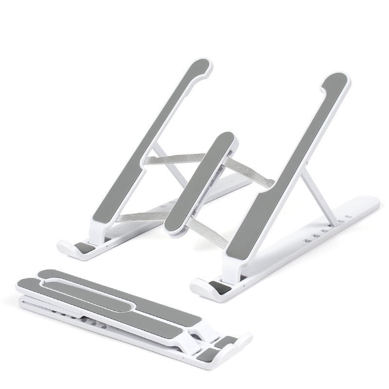 Adjustable Foldable Non Slip Laptop Stand White