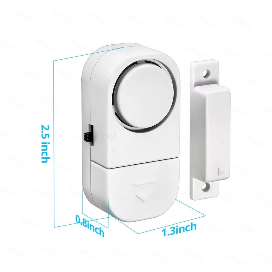 3 Pcs Anti Theft Security Door Window Alarm Sensor For Home office 