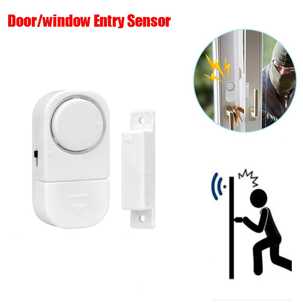 3 Pcs Anti Theft Security Door Window Alarm Sensor For Home office 