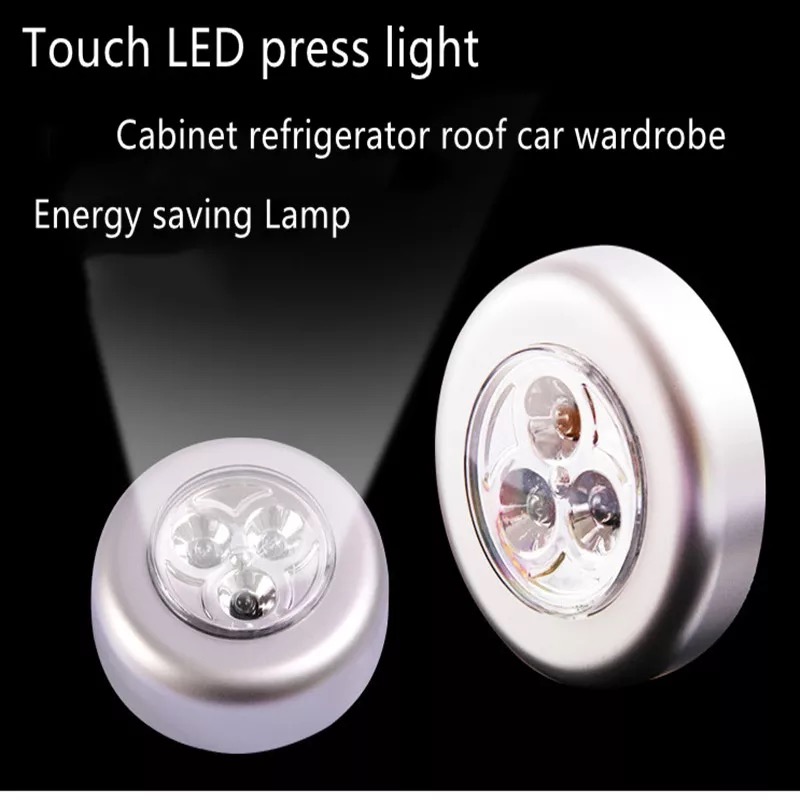Pack of 3  LED Car Interior Touch Emergency Light