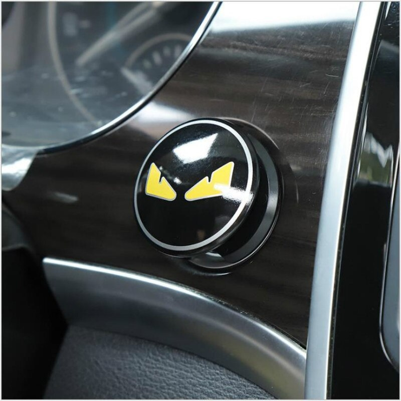 Universal Car interior Cartoon Engine Start Stop Button Cover Ring On-Off Ignition Push Button Switch Decor Sheets Sticker