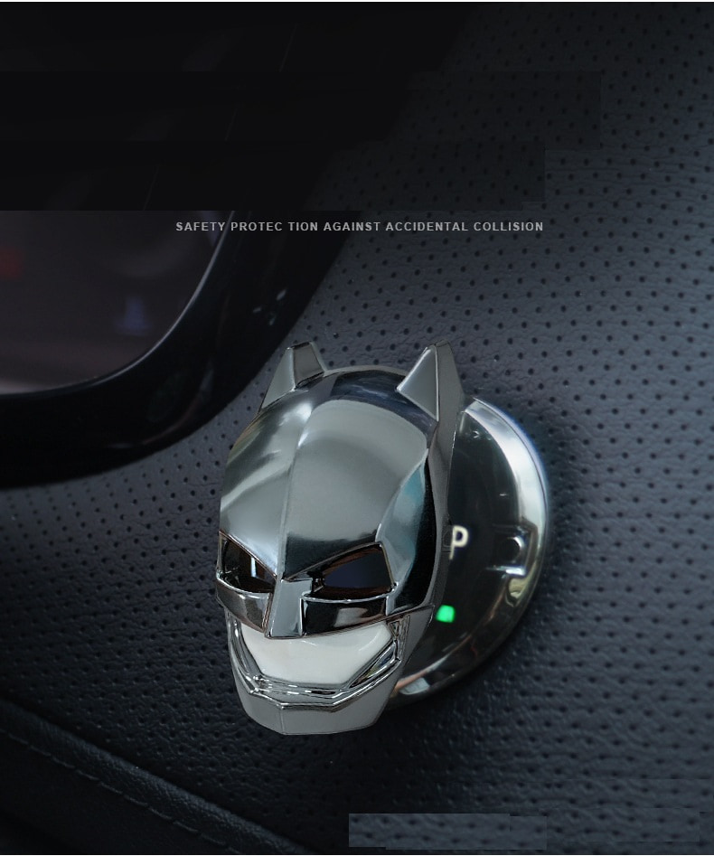 Car Batman start button decorative sticker ignition switch button