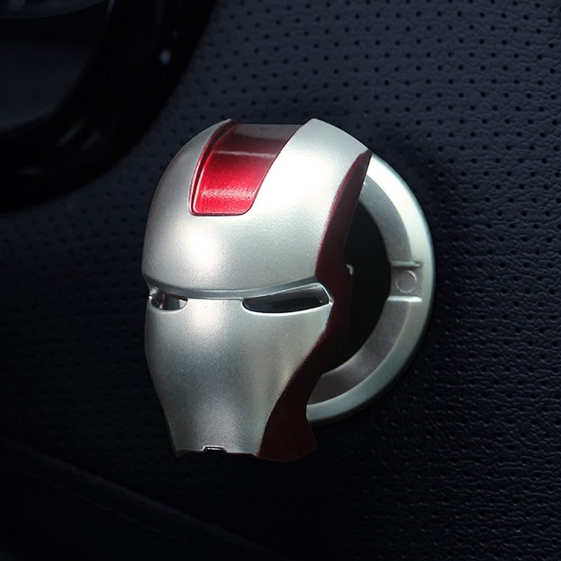 Hot Trend Product Ironman Car Engine Ignition Start Stop Button Universal Protective Cover