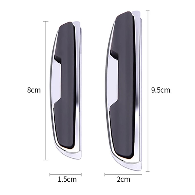 4pcs Universal Car Door Protector Side Edge Protection Guards Anti-Collision GRY