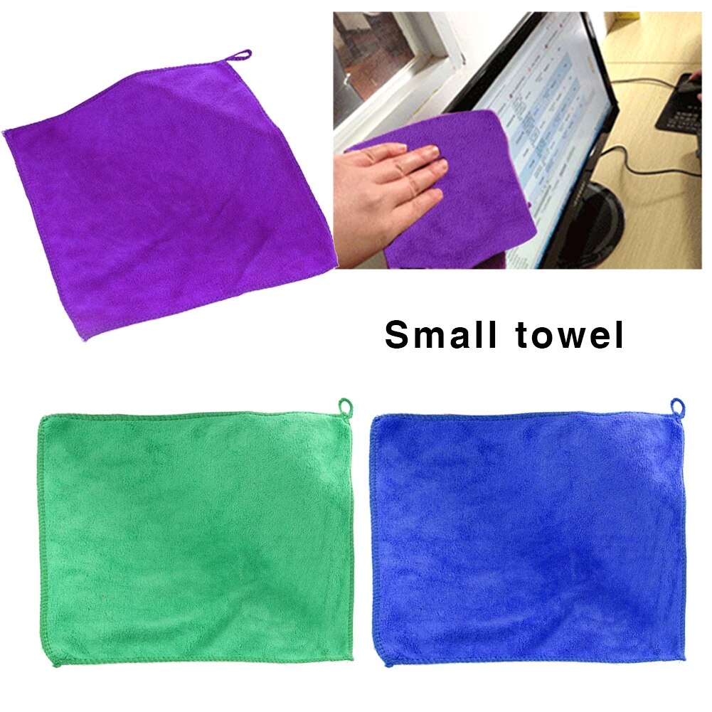10 Pcs Microfibre Cleaning Car Soft Cloth Washing Cloth Towel 28 x 28 cm 11x11 inch