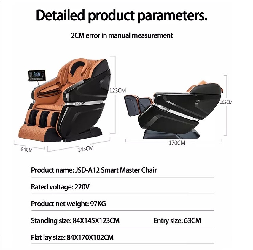 High Quality Luxury Massage Chair 3D Zero Gravity Massage Arm Chair 