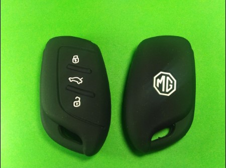 3 Buttons Silicone Car Key Case Cover For MG