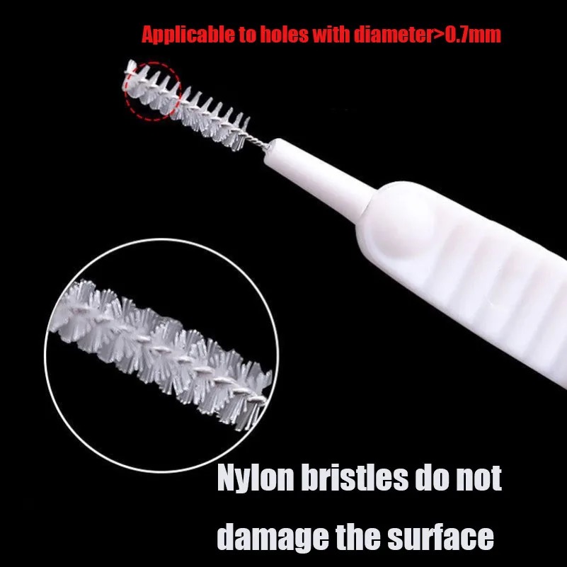 20 PCS Bathroom Shower Head Cleaning Brush Washing Anti Clogging Small Brush Pore Gap Cleaning Brush For Kitchen Toilet Phone Hole