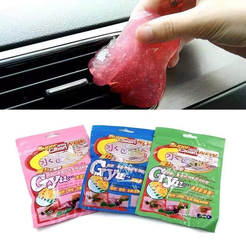 Pack of 5 Soft Sticky Clean Soft Glue Gum Silica Gel Car Dust Dirt Cleaner Practical Sticky Soft Durable 