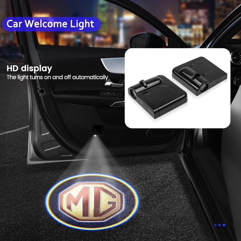  2pcs Car Door Logo Projection Light MG