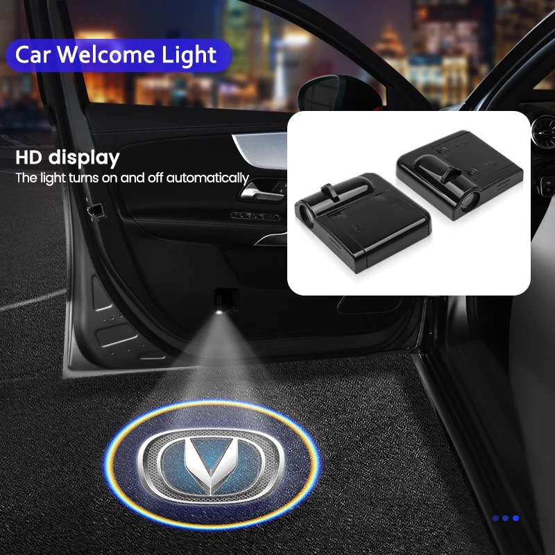  2pcs Car Door Logo Projection Light Changan