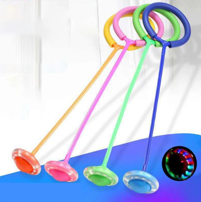 led jump ball Flash Jumping Rope Ball Kids Outdoor Fun Sports Toy LED Children Jumping Force Reaction Training Swing Ball Child