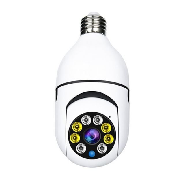 PIX-LINK IPC App Bulb camera 1080p WIFI 360 Degree Panoramic Night Vision Two-Way Audio Motion Detection