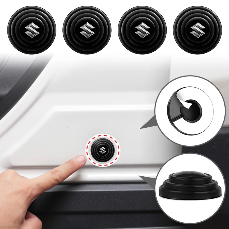 20 Pcs Door Shock Absorber Pads Buffer Bumper Pads Shock Absorption Sound Insulation Rubber Suzuki