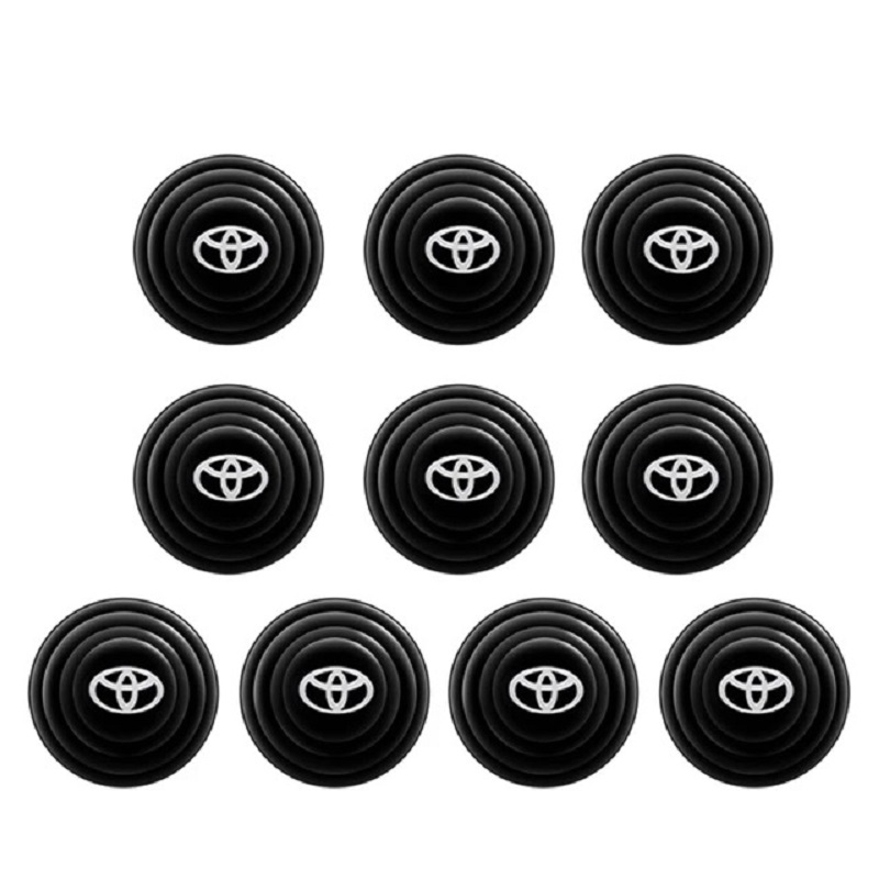 20 Pcs Door Shock Absorber Pads Buffer Bumper Pads Shock Absorption Sound Insulation Rubber Toyota