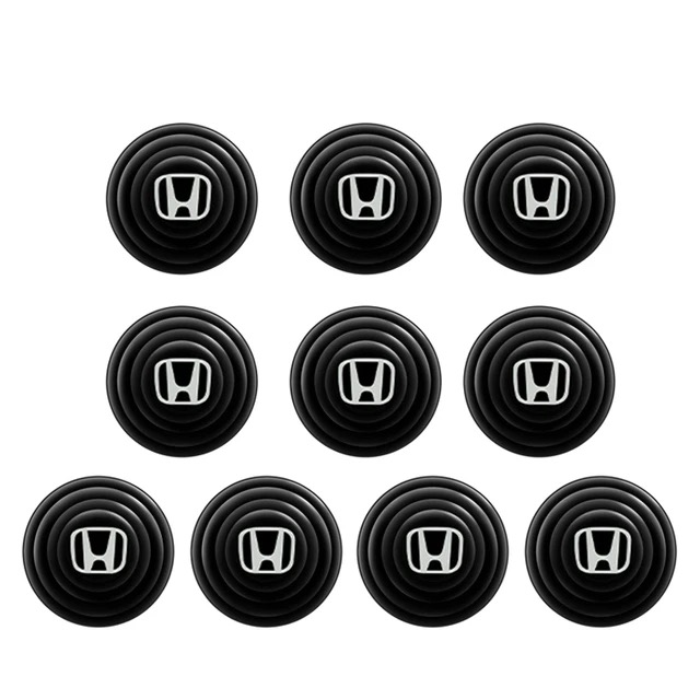 20 Pcs Door Shock Absorber Pads Buffer Bumper Pads Shock Absorption Sound Insulation Rubber Honda