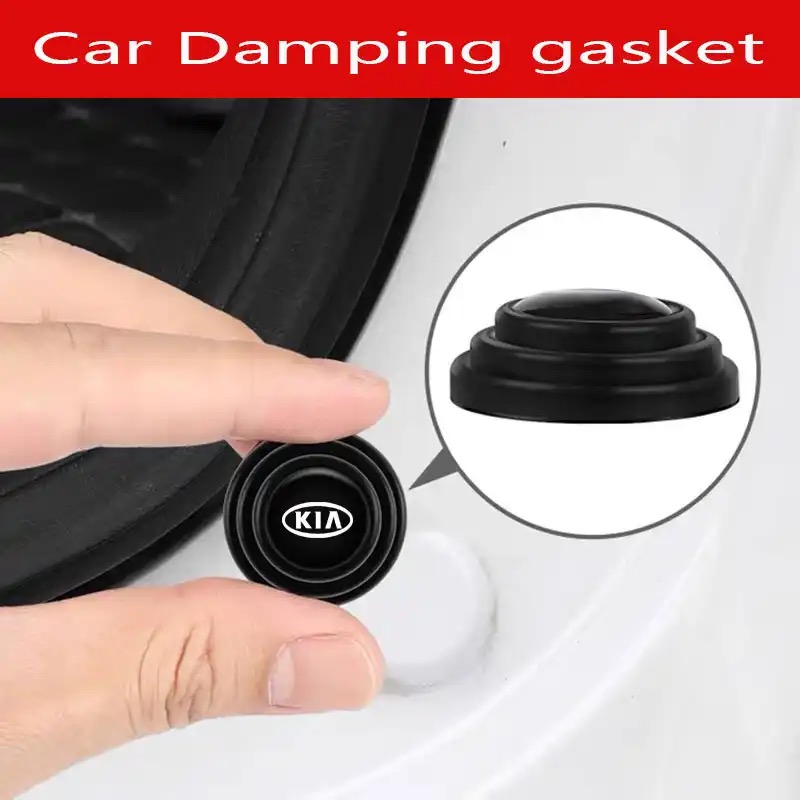 20 Pcs Door Shock Absorber Pads Buffer Bumper Pads Shock Absorption Sound Insulation Rubber KIA