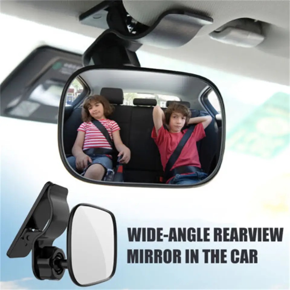 Car Safety View Back Seat Mirror Baby Car Mirror Children Facing Rear Ward Infant Care Square Safety Kids Monitor