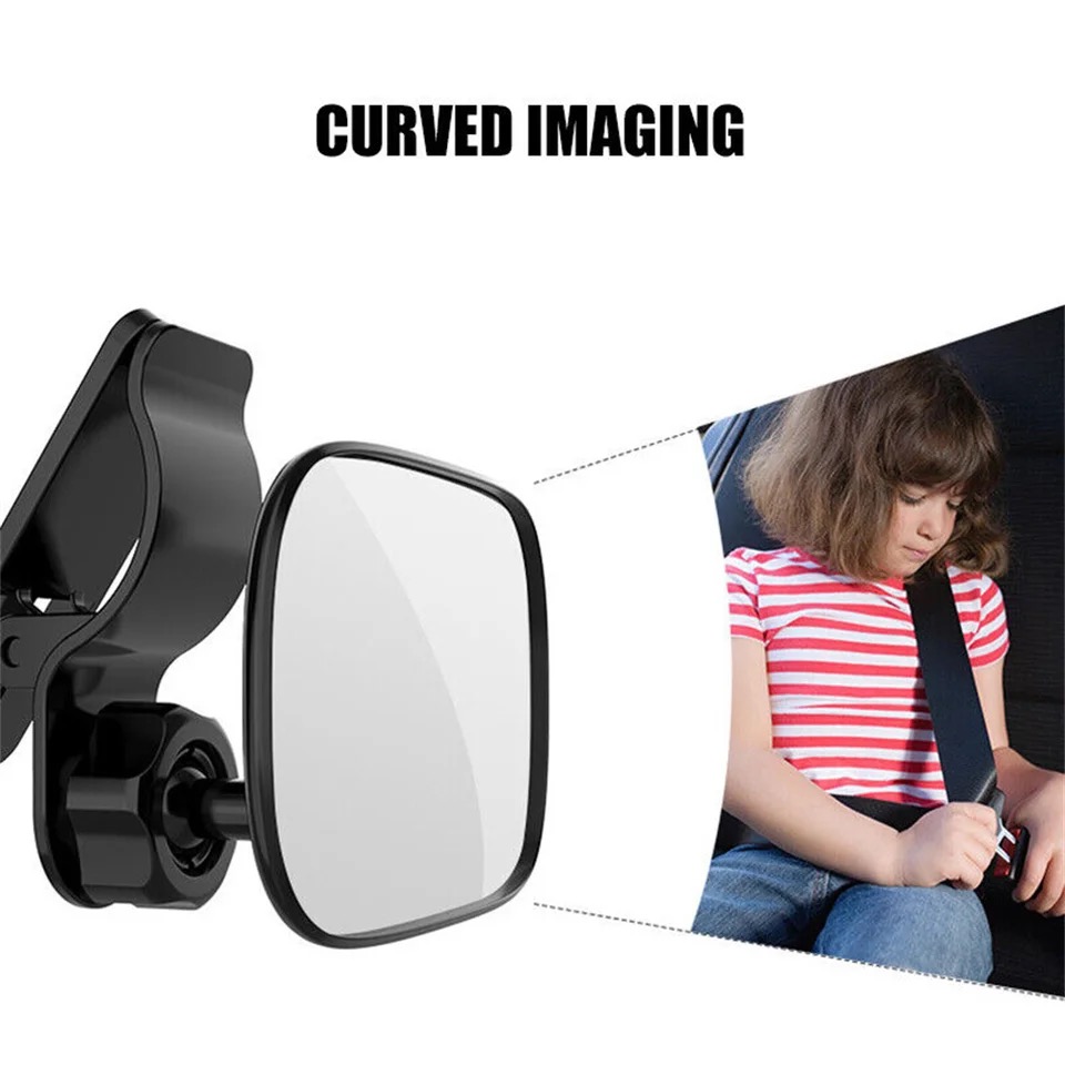 Car Safety View Back Seat Mirror Baby Car Mirror Children Facing Rear Ward Infant Care Square Safety Kids Monitor