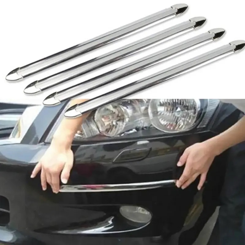 4 Pcs Car Edge Anti-collision Strip Bumper Protector Protective Anti-rub Guard Crash Bumper