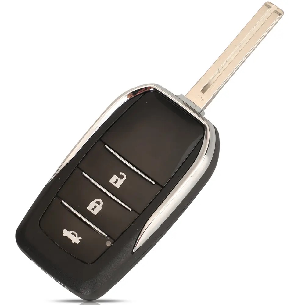 Flip Key 3 Button Modified Flip Car Key Shell Case Jack Knife