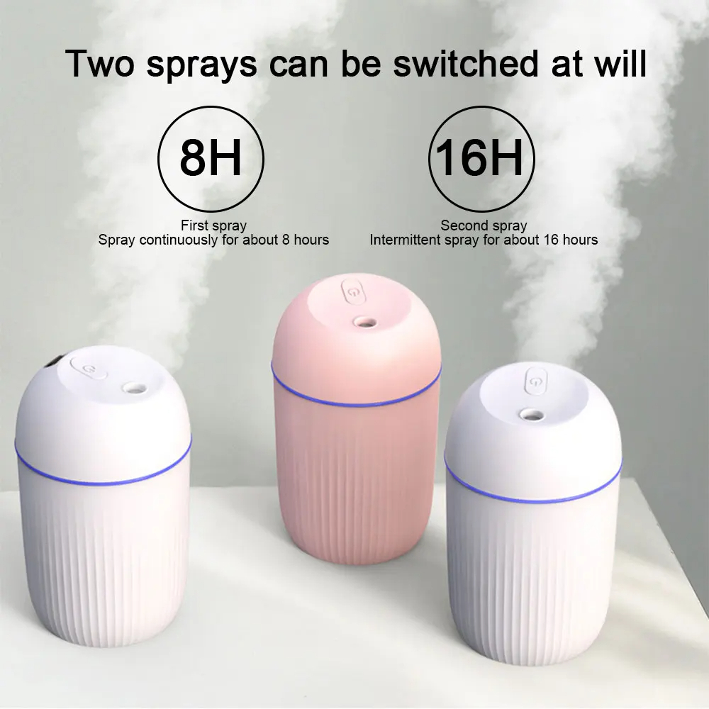 Portable Air Humidifier Aroma Essential Oil Diffuser Mini Mute Humidifier With Night Light Car Air Humidifier for Home