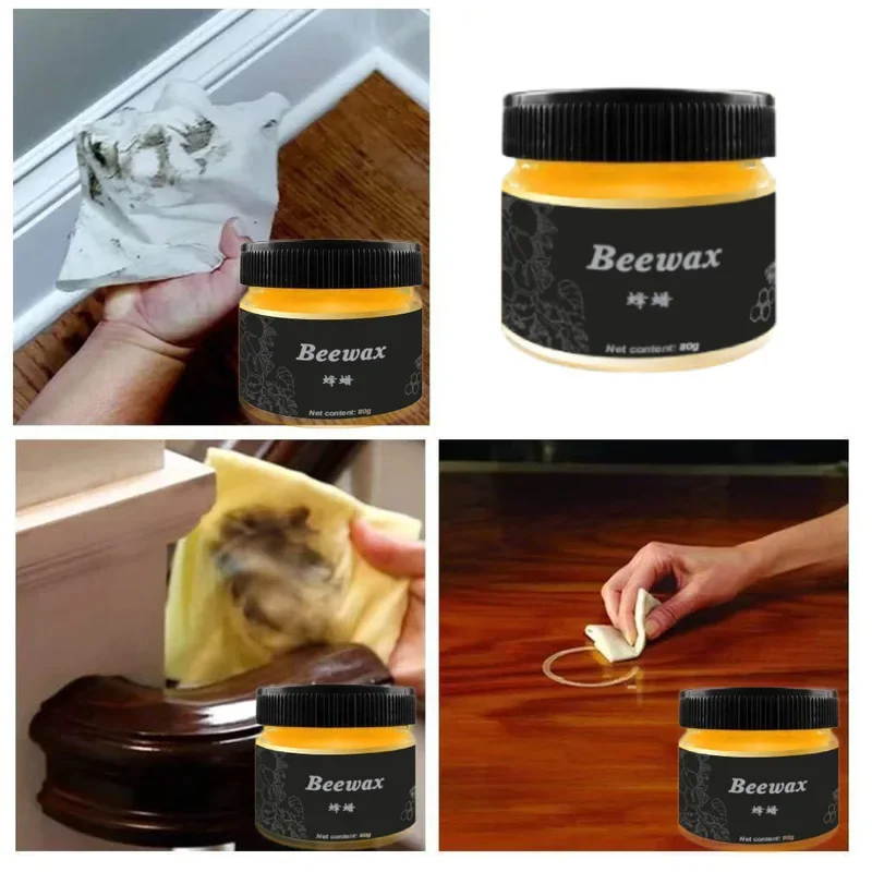 New Wood Seasoning Beeswax Household Furniture Polishing Beewax Waterproof Wood Wax Polish Wooden Floor Furniture Care Bee Wax