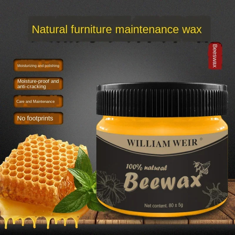 New Wood Seasoning Beeswax Household Furniture Polishing Beewax Waterproof Wood Wax Polish Wooden Floor Furniture Care Bee Wax
