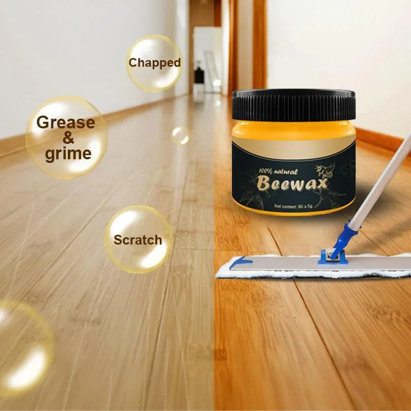 New Wood Seasoning Beeswax Household Furniture Polishing Beewax Waterproof Wood Wax Polish Wooden Floor Furniture Care Bee Wax