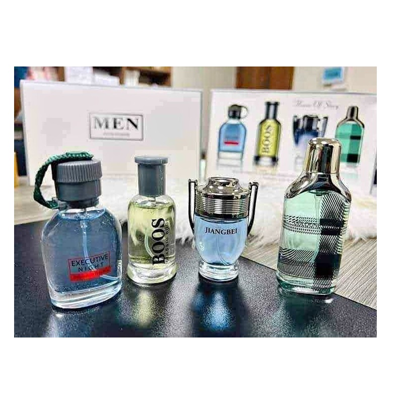 Pack of 4 Men's Fashion Charming Perfume Classic for Male Fragrance