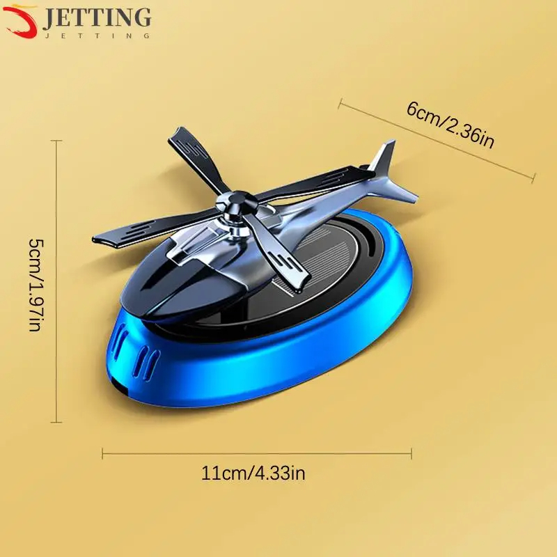 Helicopter Solar Rotating Car Perfume Diffuser Air Freshener Ornaments Car Fragrance Decoration Deodorant Perfume Cars Diffuser