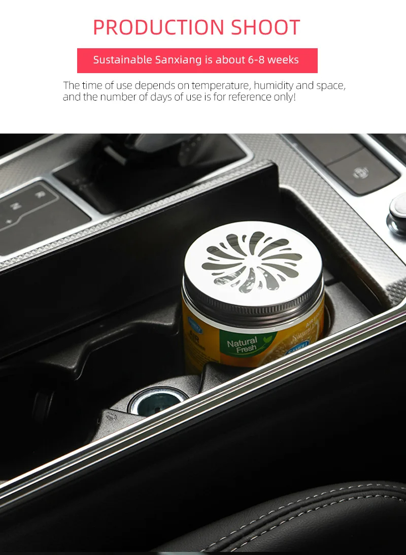 Car Air Freshener Solid Gulong ICE BLACK  Smell Interior Perfume Diffuser