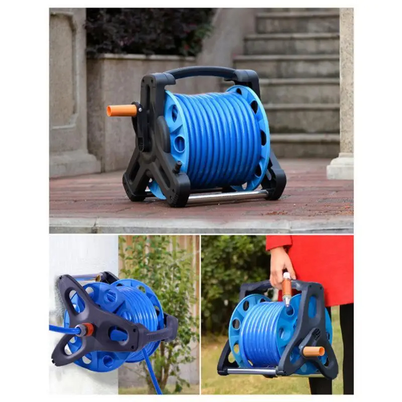 Portable Water Pipe Garden Hoses Storage Rack only Garden Hose Reel for Washing Cars Pipe not included