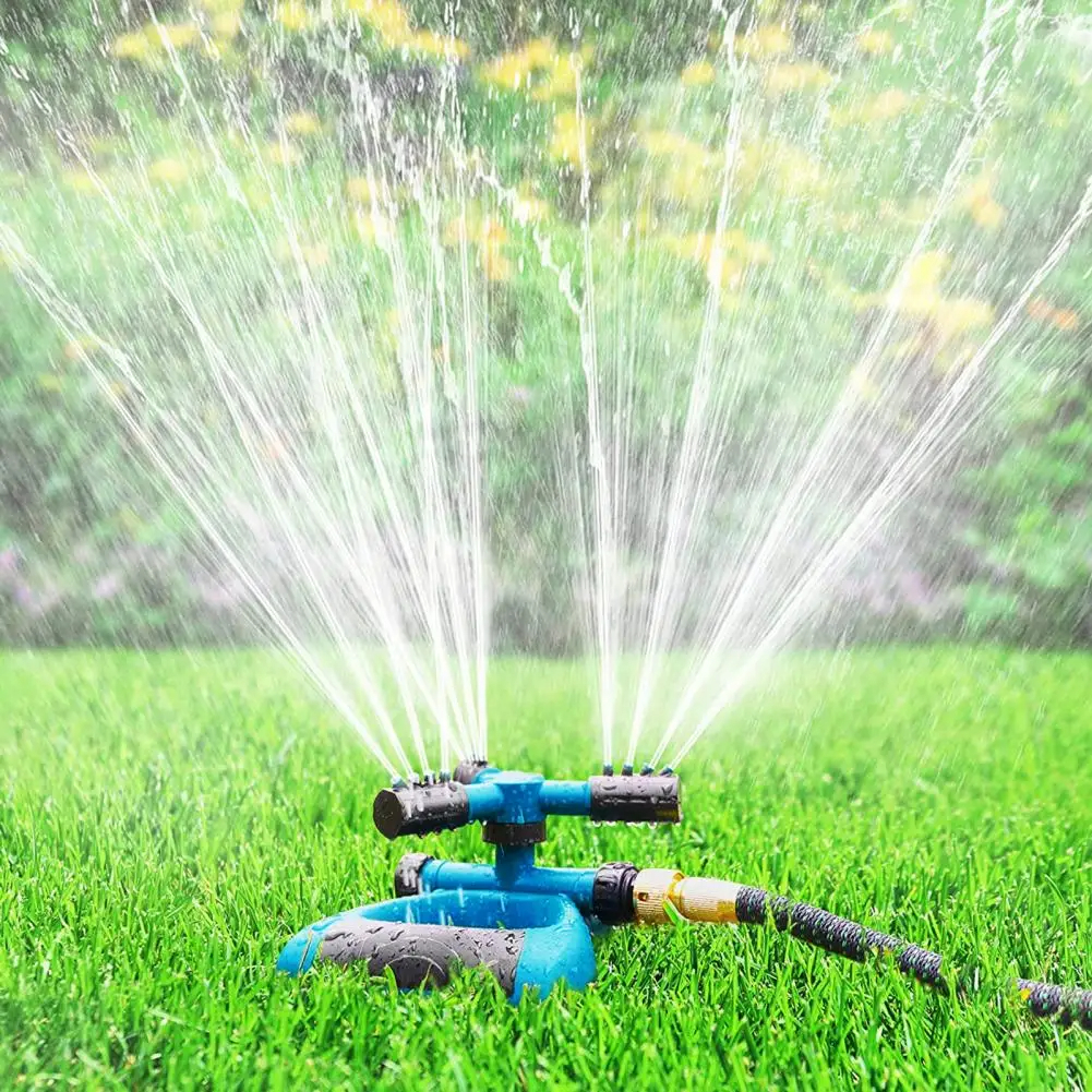 Sprinkler Nozzle 360 Degree Automatic Rotating Water Spray Garden Lawn Automatic Sprinkler