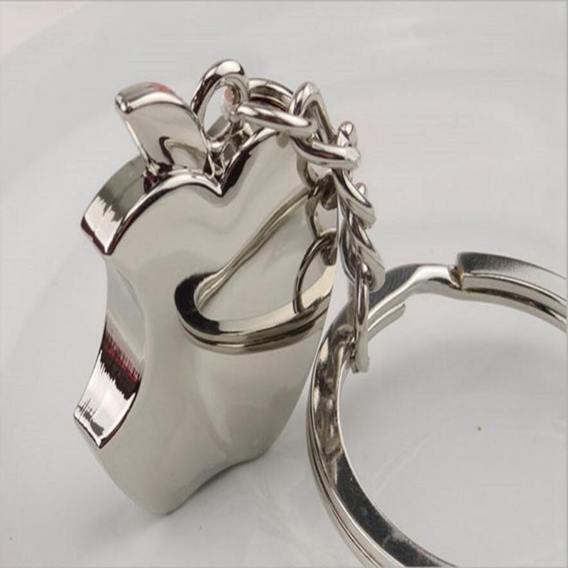 Pack of 3 Apple Key Chain Metal Creative Key Chain