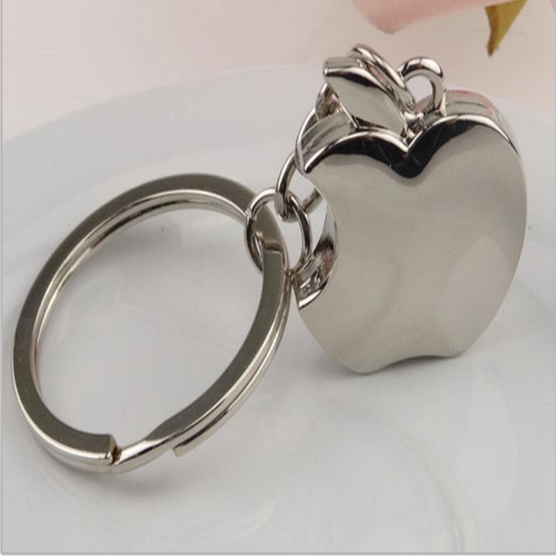 Pack of 3 Apple Key Chain Metal Creative Key Chain