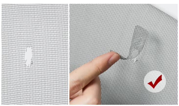 Window Repair Tape Self Adhesive Coating Mesh Tape Tears Holes Repair Patch