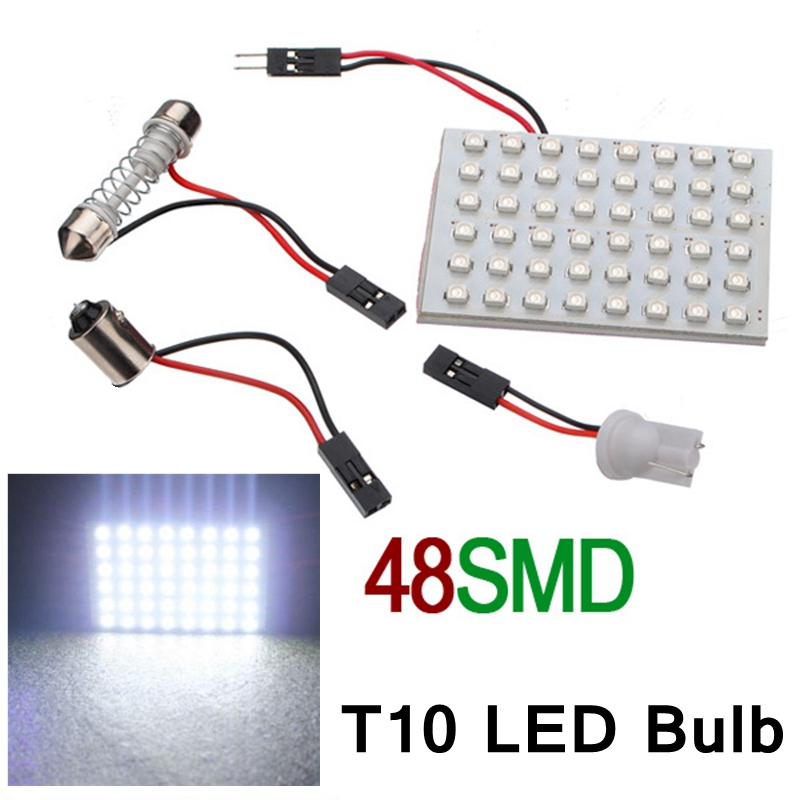 1 Pc 48 LED Auto Car Interior Bulb Roof Light
