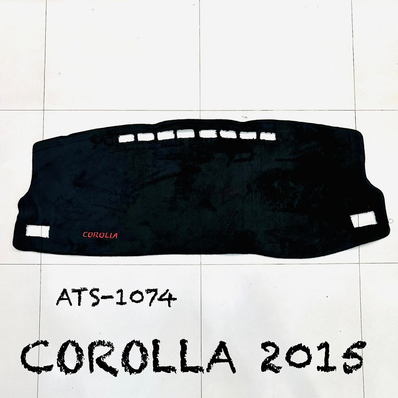 Velvet Car Dashboard Cover Non Slip For Toyota Corolla 2014 - 2023