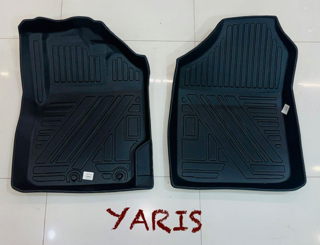 Toyota Yaris TPE Floor Mat Black 2020-2023 Toyota Yaris TPE Floor Mat Black 2020-2023