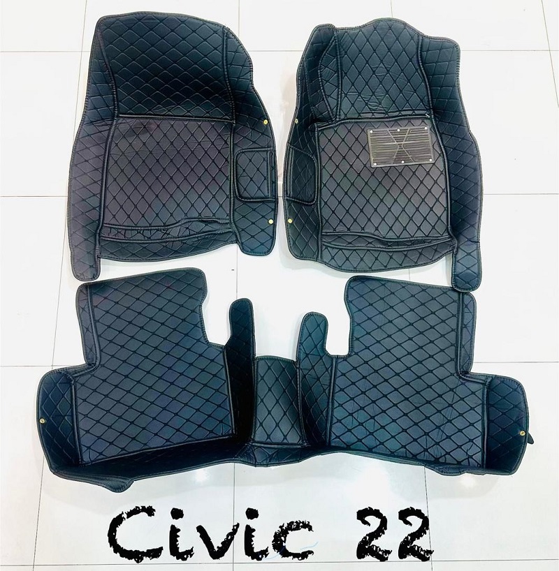 Honda Civic 2022 7D Custom Floor Mats 2022-2024