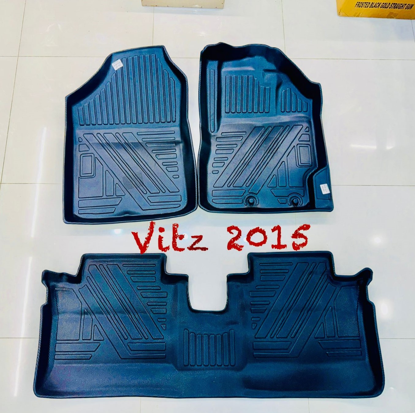 Toyota Vitz TPE Floor Mat Black 2015